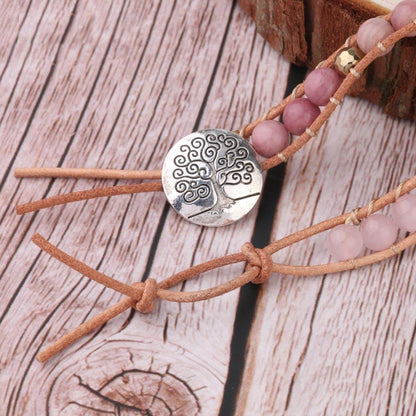 Rozenkwarts Armband Goud Gelegenheidssieraden