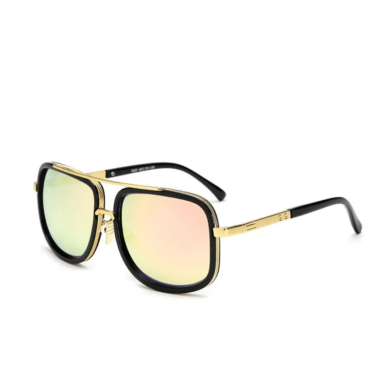 Retro Zonnebril Heren Modieus Sander Stijl