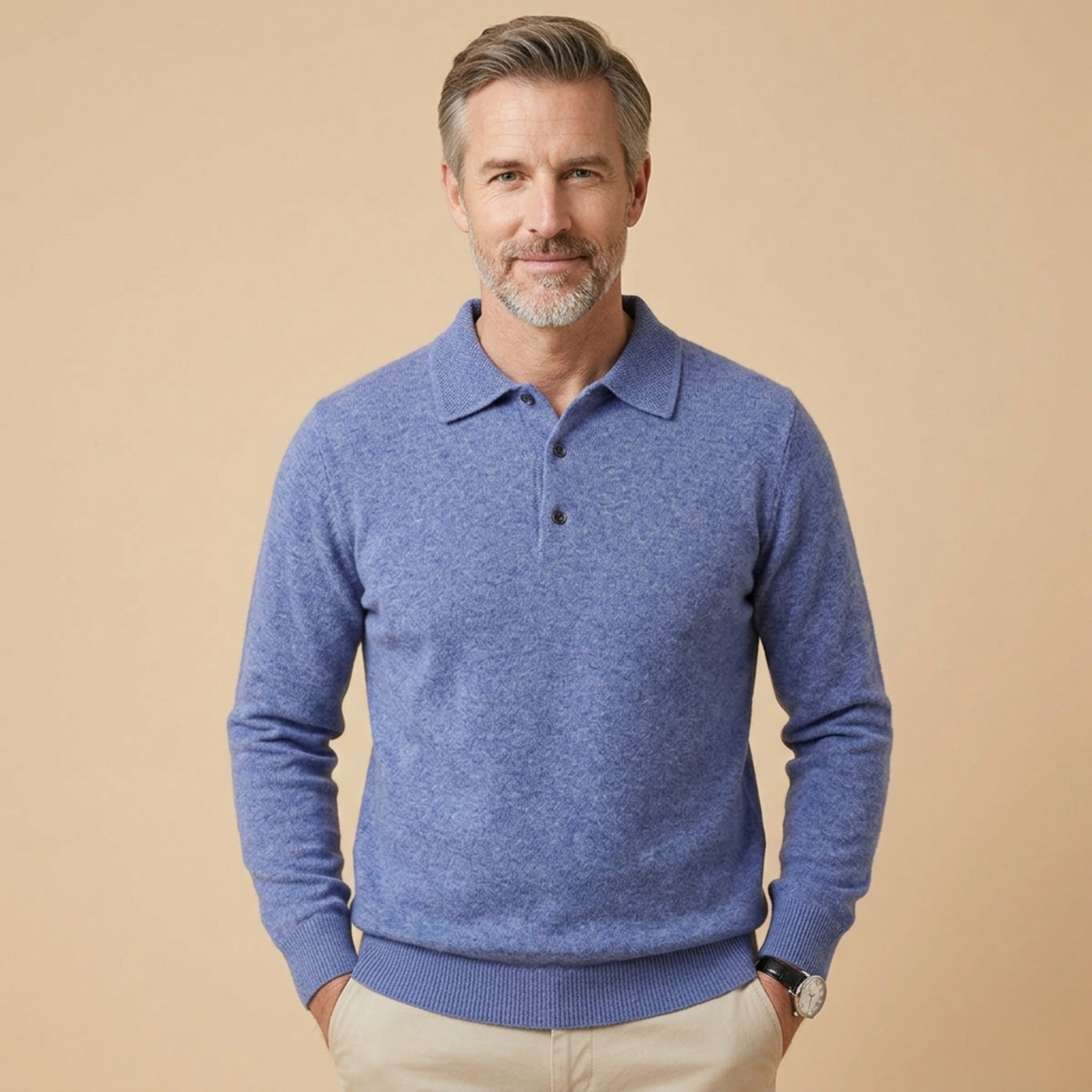 Joel | stijlvol poloshirt met lange mouwen