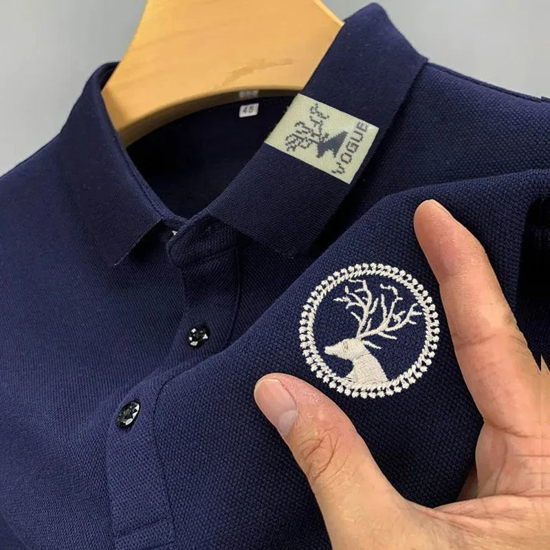 Klassiek Poloshirt Voor Mannen Ademend en Stylish