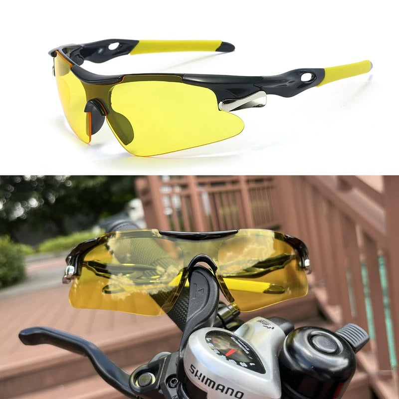 Sportieve Zonnebril Trendy Design voor Mannen en Vrouwen