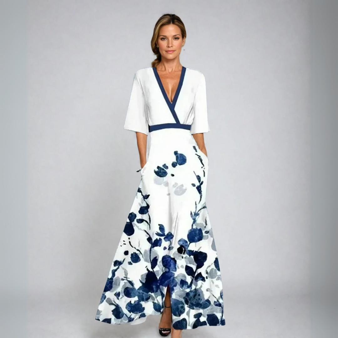 Dames Jurk Vrouwelijk Model Elegante Pasvorm - Mode Vibes
