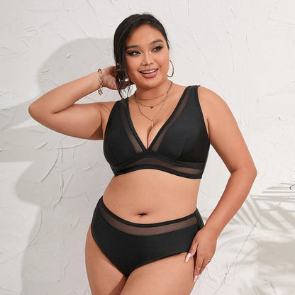 Plus-Size Bikini Midnight Sandy - Flatterende Maat XL