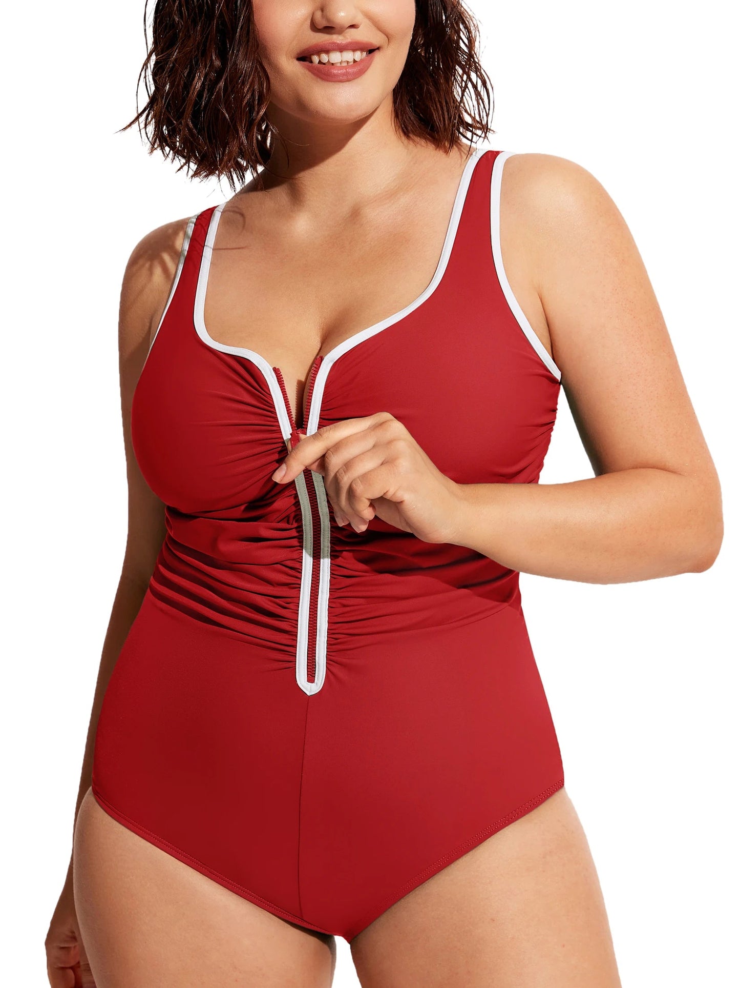 Plus-Size Badpak Nova Modieus Flatterend Design