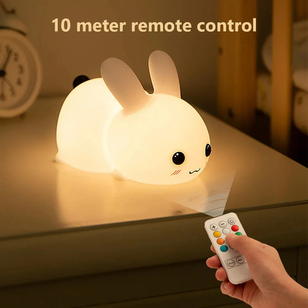 Konijnen Nachtlampje BunnyGlow Zacht Lichtje