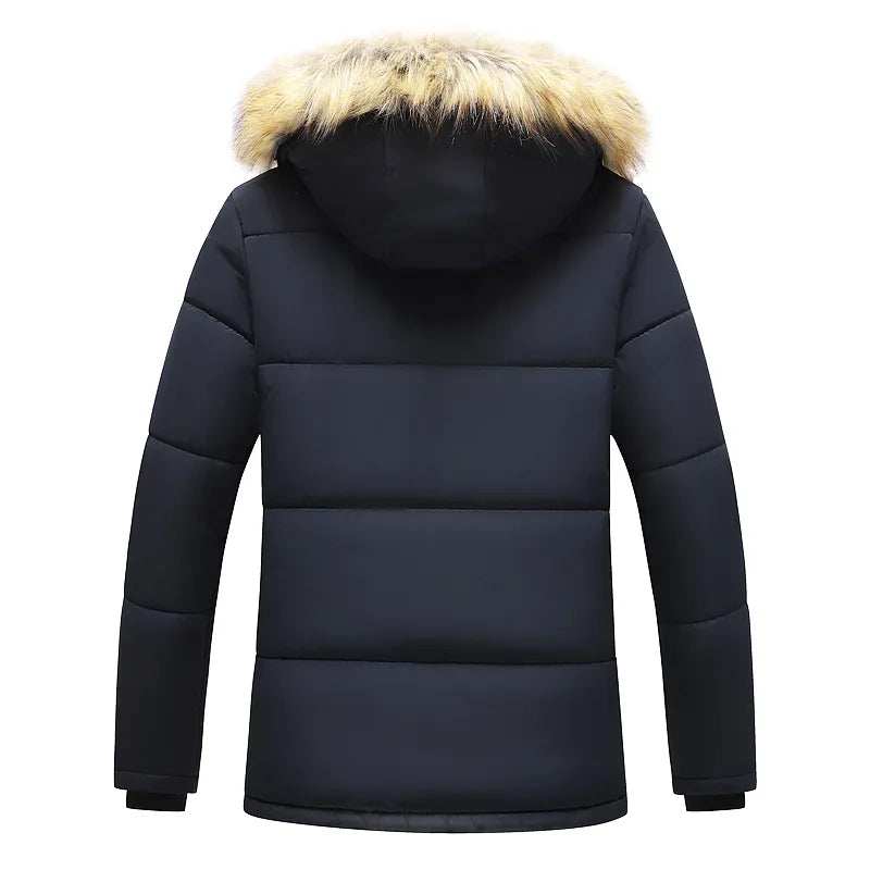 Herense Winterparka met Capuchon Warm en Waterdicht