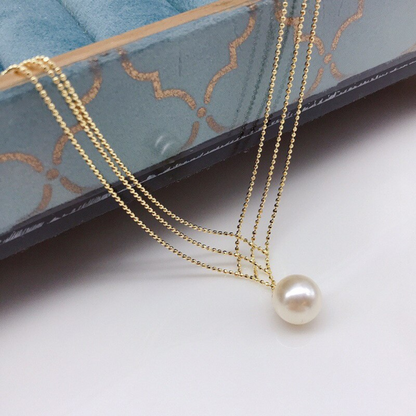Ketting Parelketting Geweven Zilverkleurig