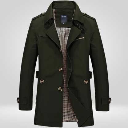 Heren Trenchcoat Waterdicht en Winddicht voor Heren