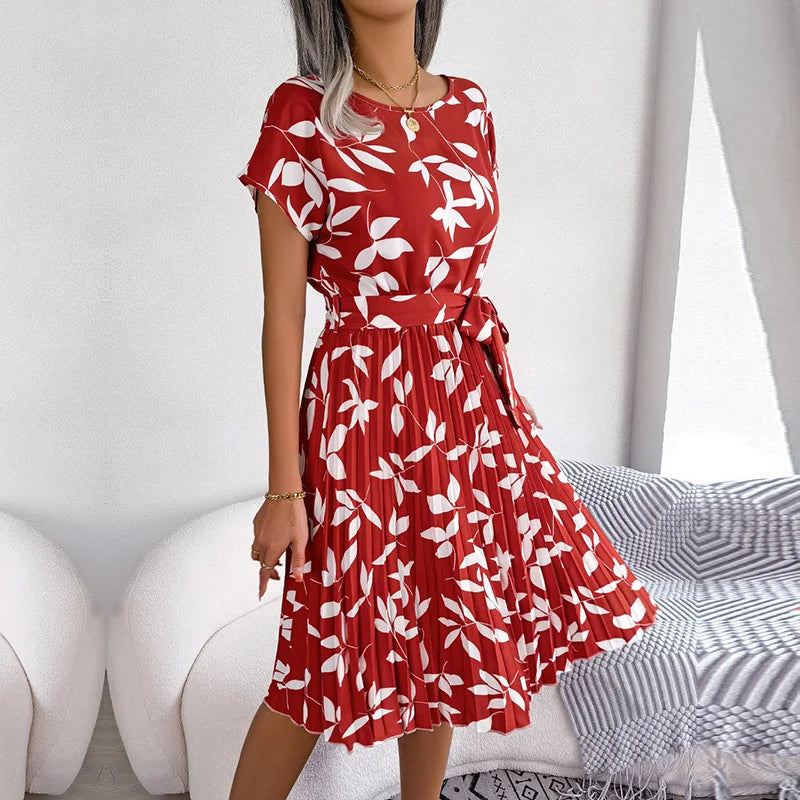 Maxi-Jurk Vrouw Zomer Trendy Katoen