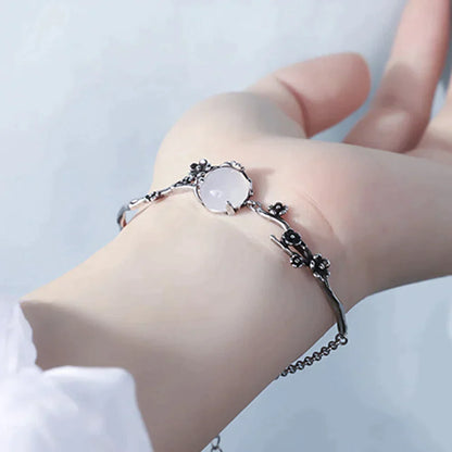 Zilveren Armband met Maansteen Edelsteen Sierarmband