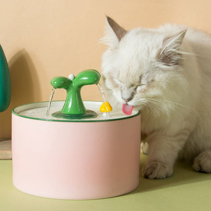 Kattenfontein Met SpringFlow Werking