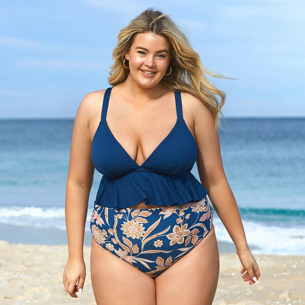 Plus-Size Bikini Kate Comfortabele Flatterende Badmode