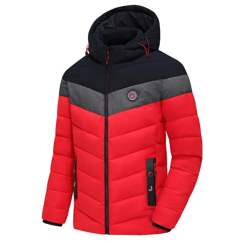 Waterdichte Parka met Capuchon Warm en Comfortabel