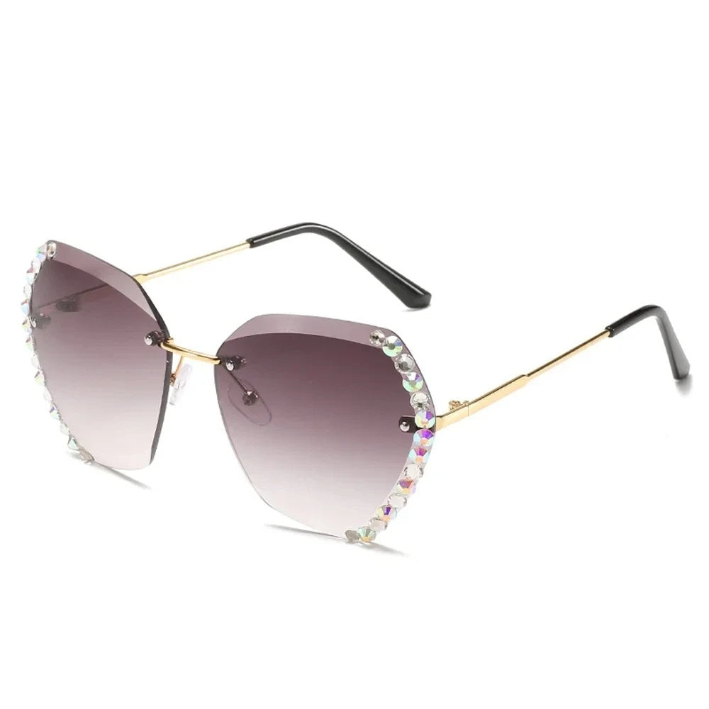 Oversized Zonnebril Luxe Design voor Dames