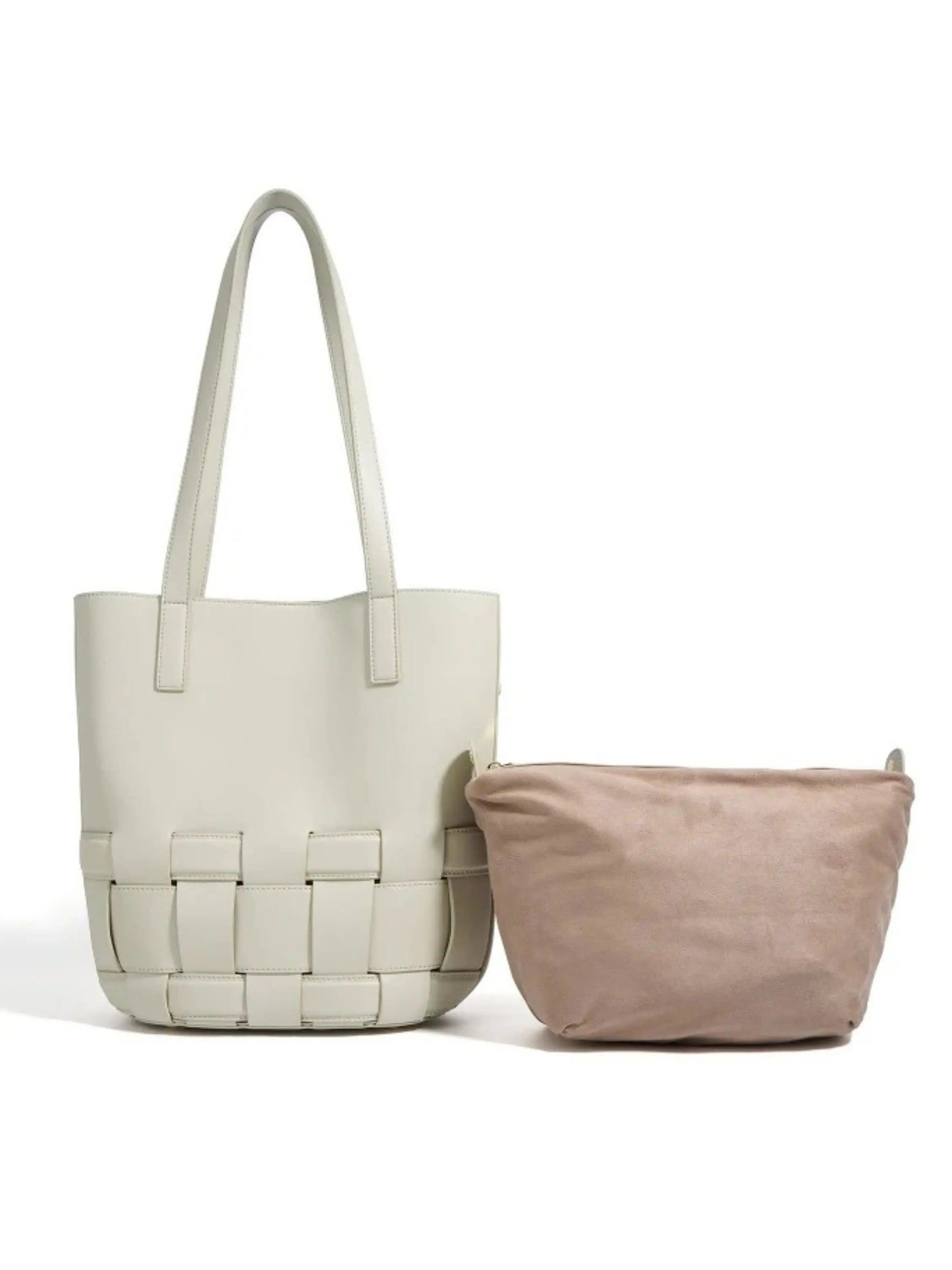 Leren Tas Gevlochten Design voor Dames
