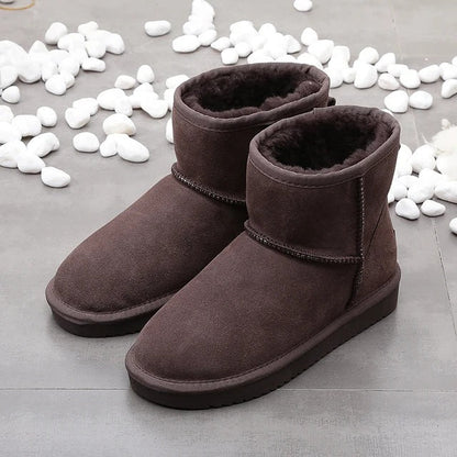 Dames Winterboots Fleece Gevoerd Warm en Waterdicht