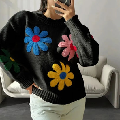 Rosaria | Maglia floreale moderna