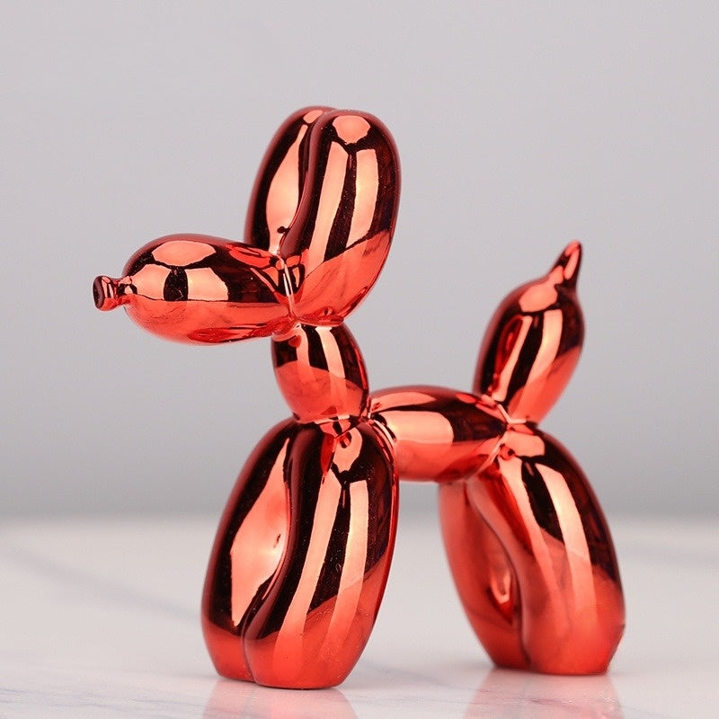 Kunststof Honden Sculptuur BouncePup Ballonhond Figuur
