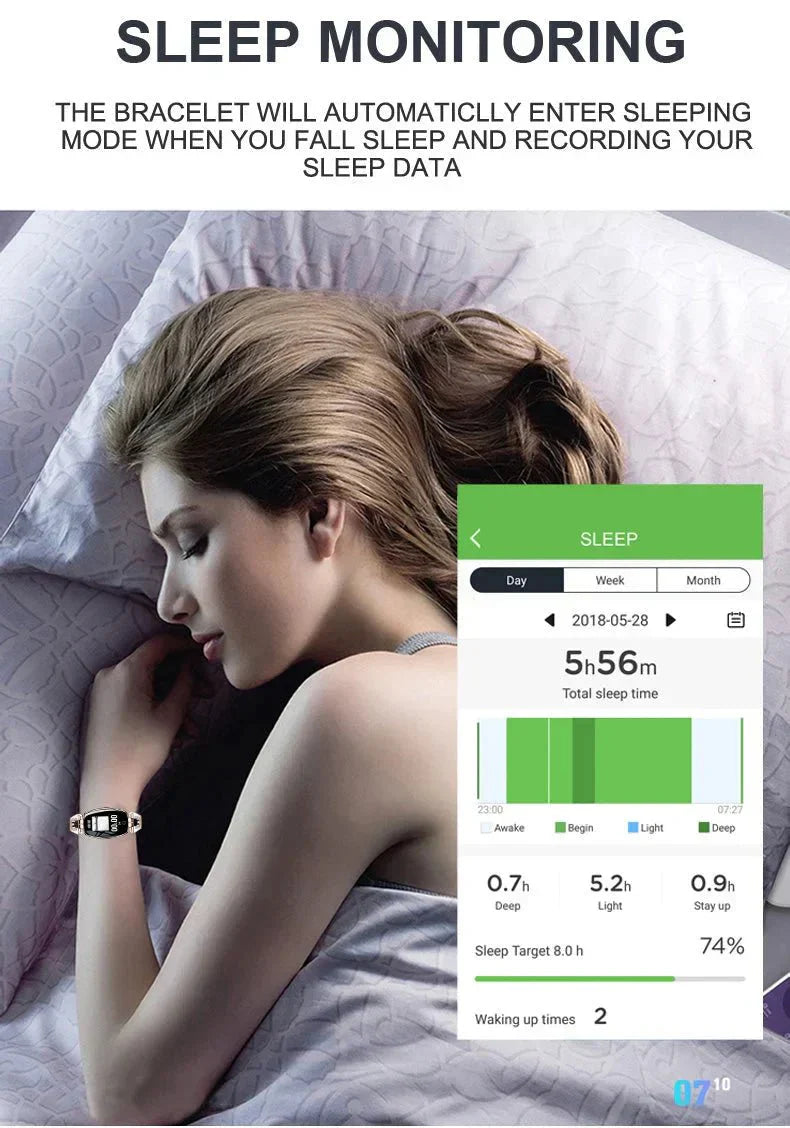 Waterdichte Fitness Tracker Armband voor Sporten