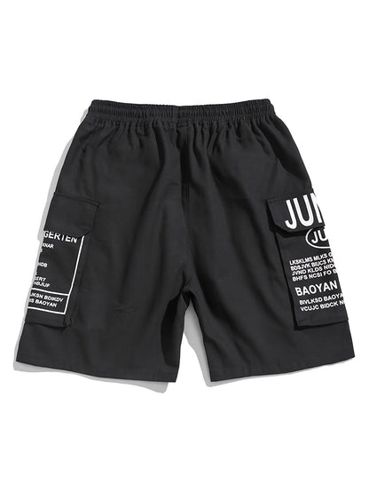 Heren Shorts Zomer Streetstyle Letterdruk Milan Stijl