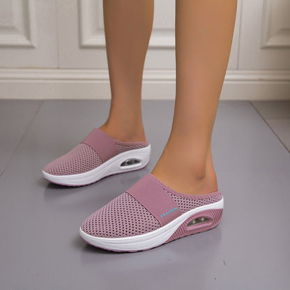 Dames Orthopedische Sneaker Mesh Instapschoen Comfortabel