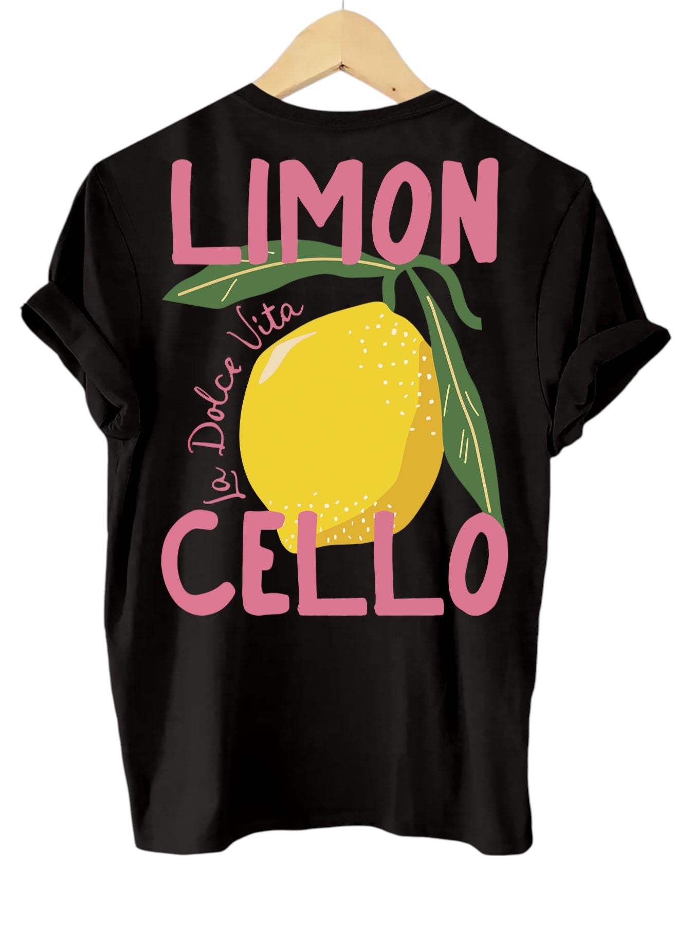 Dames Zomer Shirt met Citroen Print Oranje