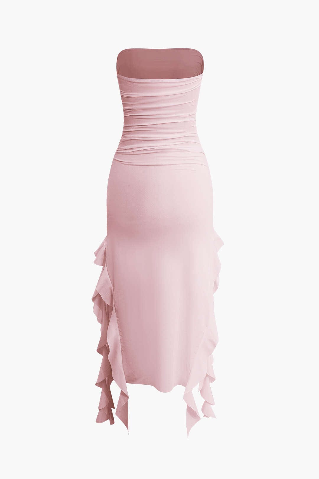 Maxikleed met Volant Vrouwelijk Elegante Jurk