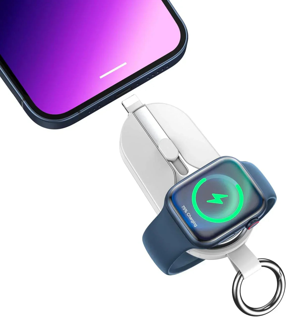 Draadloze Oplaadclip voor Telefoon en Smartwatch