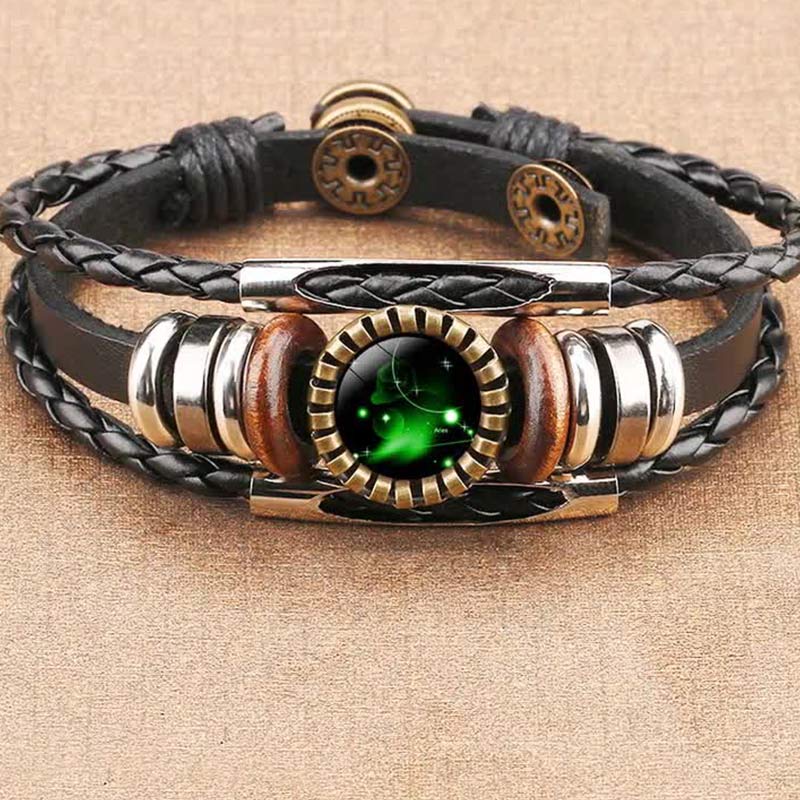Retro Armband Zodiac Lyra Zilver Ketting