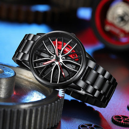 Heren Horloge Racewagen Stijl Vol Automatisch