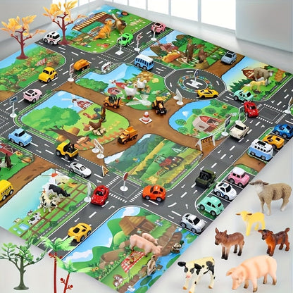 Speelkleed Boerderij en Verkeer voor Kinderen DuoPlay - Mode Vibes