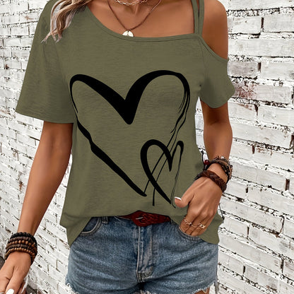 Velanora- Één Schouder T-Shirt