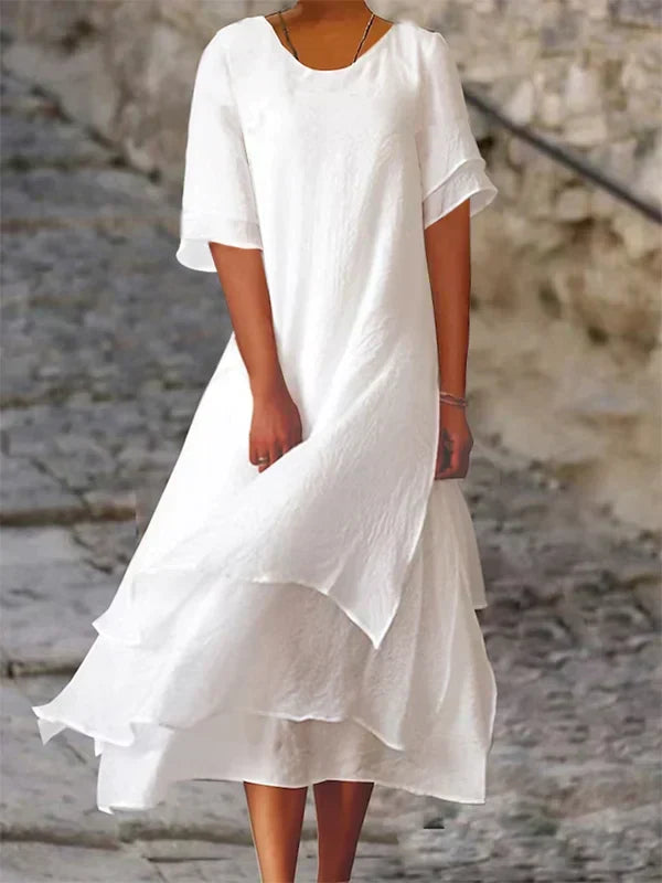 Asimmetrico | Abito Sciolto Donna Elegante 1