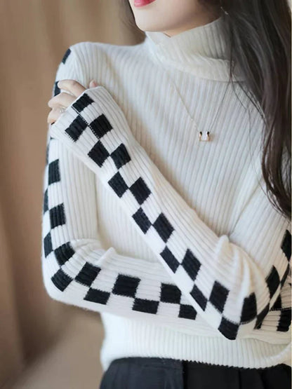 Dames Turtleneck Trui Zacht Warme Coltrui