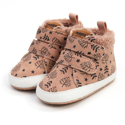 Warme Babyboots Noor met Klittenband voor Winter