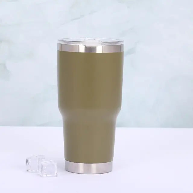 Thermosbeker met Schuifdeksel Isolatie Becher