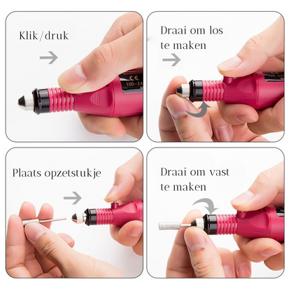 Nagelvijl 6-in-1 Professioneel voor Thuisgebruik