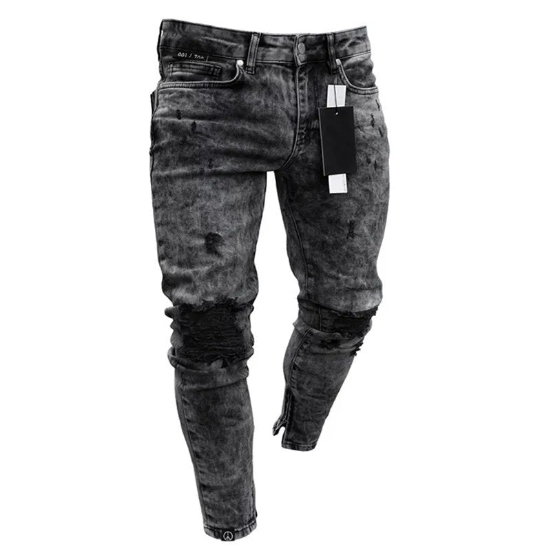 Cargo Jeans voor Mannen met Veel Zakken en Comfortabele Pasvorm
