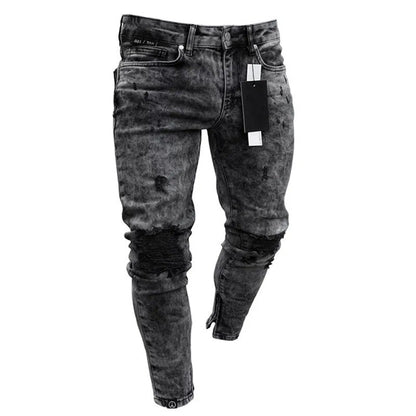 Cargo Jeans voor Mannen met Veel Zakken en Comfortabele Pasvorm