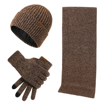 Warme Winterset met Muts, Sjaal en Handschoenen