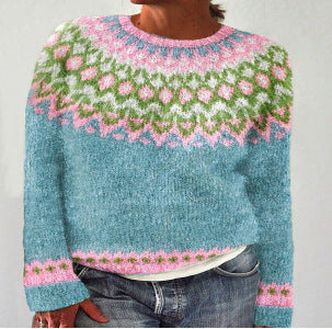 Kleurrijke Trui voor Vrouwen Elke Dag Dragen - Mode Vibes
