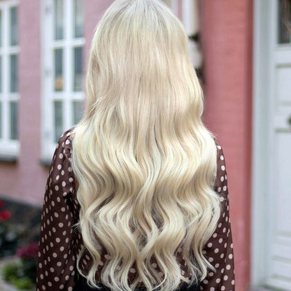 Haarextensie Licht Ash Blonde 60B Naadloos