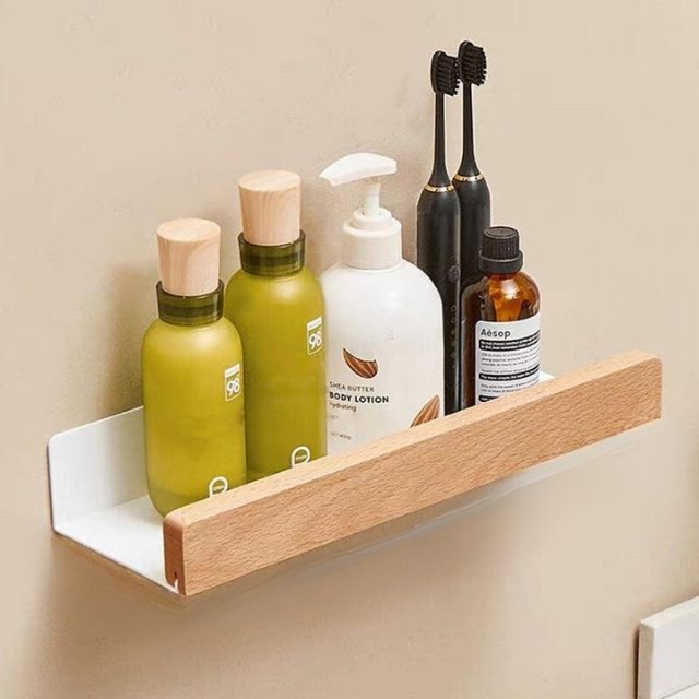 Houten Badkamerplank Massief Warme Look