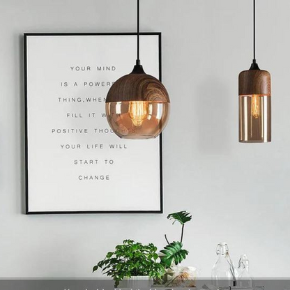 Houten Plafondlamp Noordse Stijl Modern Scandinavisch Design