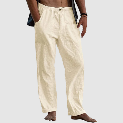 Marx – Casual Linnen Broek Voor Heren