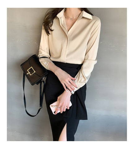 Dames Blouse Elegante Stijlvolle Korte Mouw