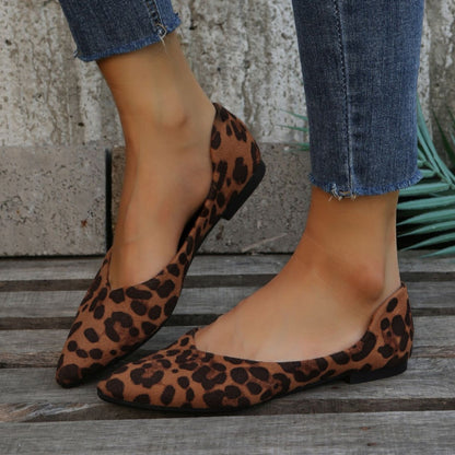 Dames Panterprint Ballerina's Flats Elegante Schoenen