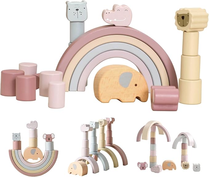 Houten Speelset Montessori voor Kinderen Leer en Speel - Mode Vibes
