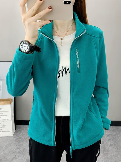 Fleece Jas Ademend Warm Aurora Stijl - Mode Vibes