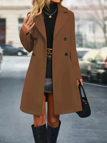 Dames Trenchcoat Klassiek Waterdicht en Stijlvol